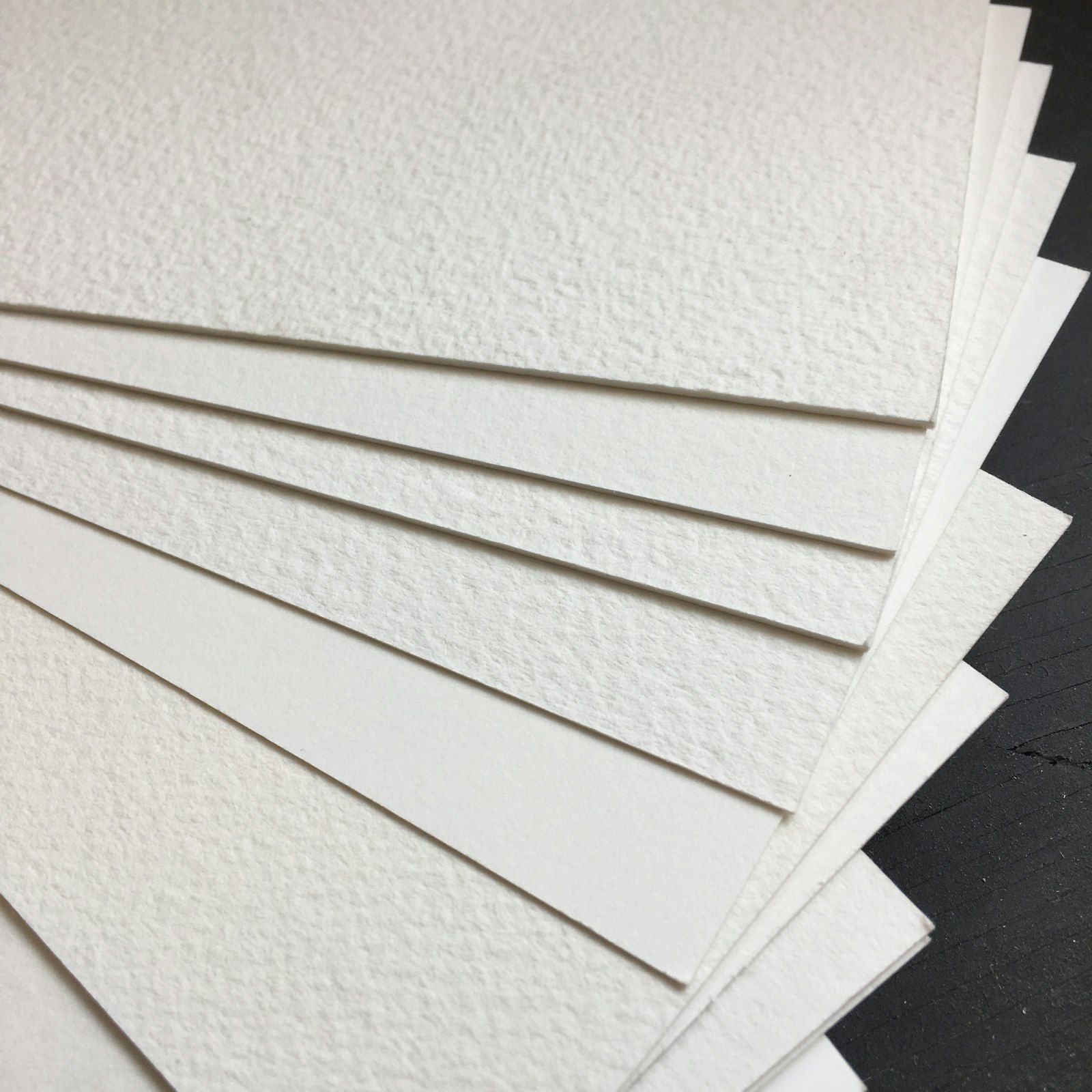 A pile of white paper